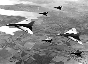 Vx770 Prints: The two Avro Vulcan prototypes VX770 and VX777