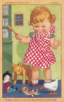 Dolls Prints: Awanda in the kitchen