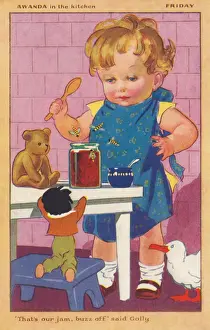 Awanda in the kitchen