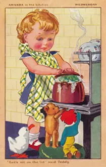Awanda in the kitchen