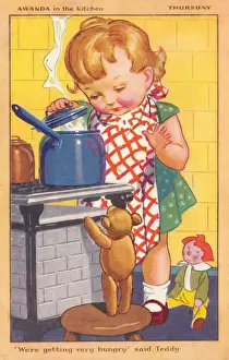 Awanda in the kitchen