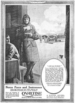 Wander Prints: A.Wander Ltd - Ovaltine Drink. WW1 Advertisement