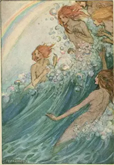 Legend Prints: Whither away? Illustration by Florence Harrison of Tennysons poem