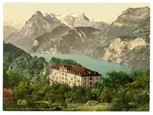 Axenfels, general view, Lake Lucerne, Switzerland
