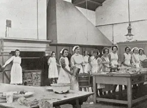 Inmates Prints: Aylesbury Borstal Inmates - Kitchen Work
