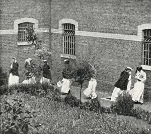 Uniformed Prints: Aylesbury Inebriate Reformatory - Inmates Taking Exercise
