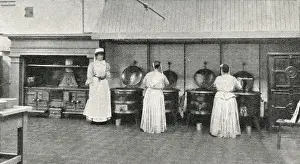 Aylesbury Inebriate Reformatory - Inmates at Work in Kitchen