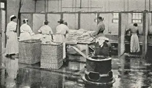 Aylesbury Inebriate Reformatory - Inmates at Work in Wash-ho