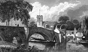 1829 Prints: Aylesford Kent