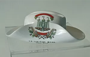 Images Dated 28th September 2011: Aynsley China Model of a Slouch Hat - WWI