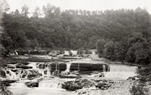 Aysgarth Waterfall, upper fall, Wensleydale, Yorkshire