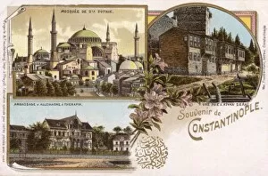 Sofya Collection: Ayvansaray, Ayasofya and German Consulate at Tarabya