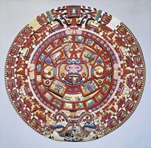 Images Dated 24th February 2010: Aztec calendar