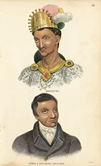 The Aztec king Montezuma II and Tuscarora