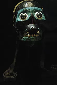 Images Dated 6th April 2008: Aztec / Mixtec. 15th-16th C. From Mexico. The skull of the smo