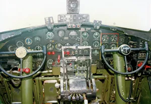 N7227c Prints: B-17G - PB-1W Texas Raiders cockpit
