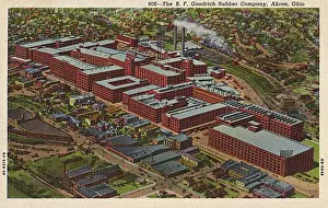 Goodrich Prints: The B. F. Goodrich Rubber Company Factory, Akron, Ohio