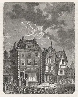Benjamin Prints: B. Franklin / Lightning