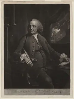 Philadelphia Prints: B. Franklin of Philadelphia LLD. FRS