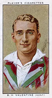 B H Valentine, Kent County cricketer