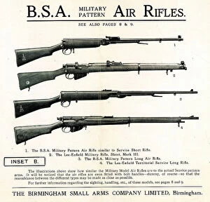 Manufacture Collection: B. S. A. Military Pattern Air Rifles