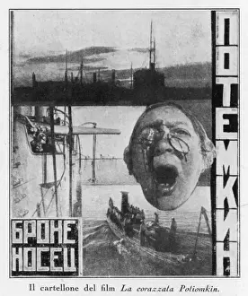 Cinema Prints: B ship Potemkin Poster
