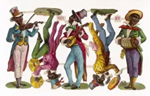 Minstrel Prints: B and W Minstrels