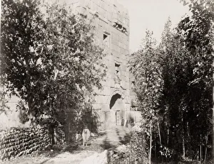 Baalbek Prints: Baalbec, Baalbek, Syria, entrance to the fortress