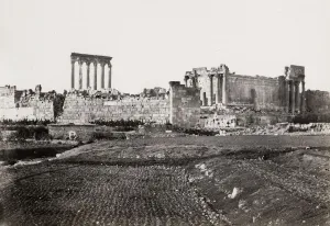 Rampart Prints: Baalbec from the south. Baalbek, Lebanon
