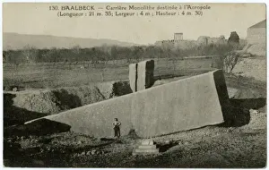 Quarry Prints: Baalbek, Lebanon - A huge Monolith destined for Acropolis