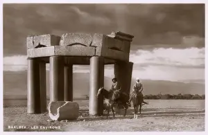 Octagonal Prints: Baalbek, Lebanon - Marble columns - Octagonal Building