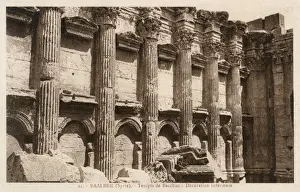 Fallen Prints: Baalbek, Lebanon - Temple of Bacchus - Interior Decoration