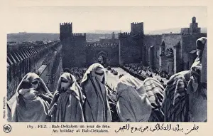 Bab Dekakene Gateway, Fez, Morocco, North Africa