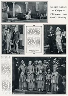 Baba Prints: Baba D Erlanger weds Prince Faucigny Lucinge et Coligne