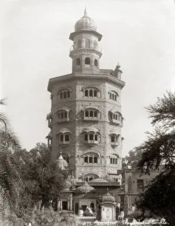Amritsar Prints: The Babatul temple, Amritsar, India, circa 1890