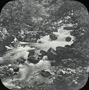 Valleys Prints: Babbling Brook or Mountain Stream - Welsh Valley