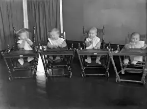 Babies in Highchairs