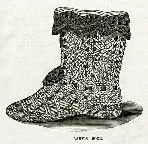 Images Dated 12th August 2016: Babies sock 1864