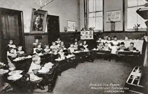 Enjoy Prints: Babies Tea Party, Hollymount, Tottington, Lancashire
