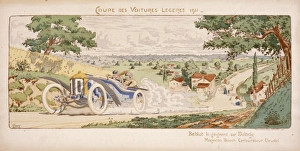Delage Collection: Bablot in a 1911 motor race