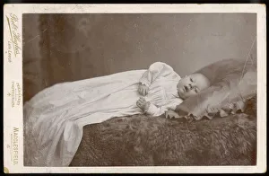 Davenport Gallery: BABY LYING DOWN C1890