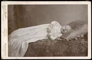 Contented Collection: Baby Lying down C1890