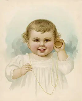 Fascinated Prints: BABY & PAPAs WATCH 1890