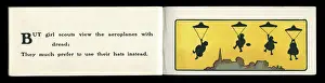 Parachuting Prints: Baby Scouts -- parachuting with hats