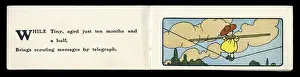 Baby Scouts -- telegraph wire