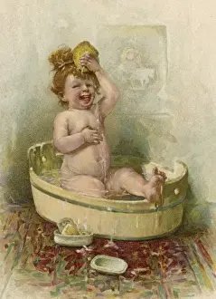 Babys Bath Time