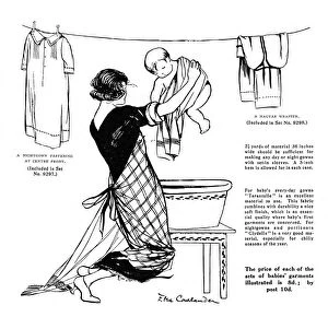 Images Dated 14th August 2018: BABYS BATHTIME 1922