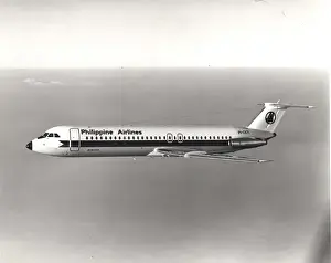 Airlines Prints: BAC One-Eleven 527FK, PI-C1171, of Philippine Airlines