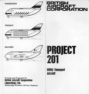 BAC Project 201 Utility Transport Aircraft leaflet