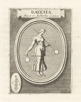 Ridolfino Venuti Prints: Bacchante or acolyte of Bacchus, Roman god of wine